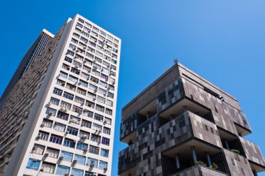 Şehir merkezinde Rio de Janeiro içinde gökdelenler
