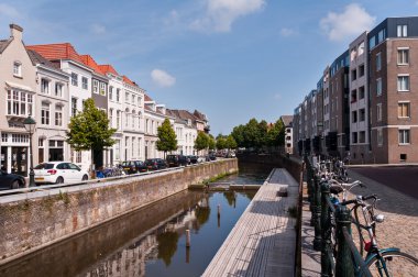 Typical Dutch architecture houses