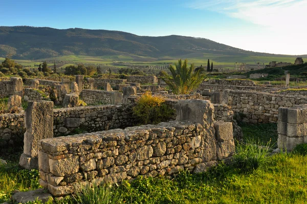 Ruinen einer antiken römischen Stadt — Stockfoto