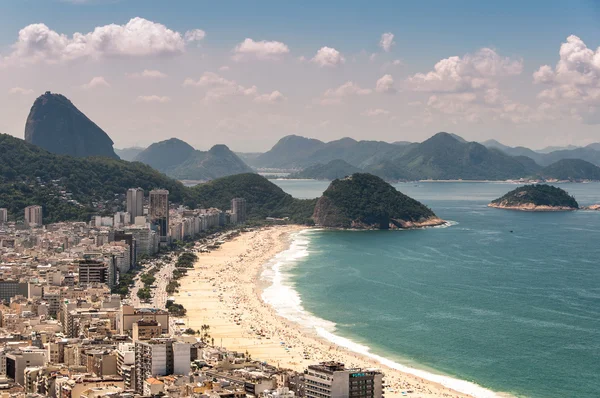 Famosa playa de Copacabana — Foto de Stock