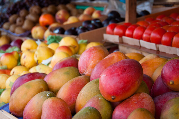 Variety fresh fruits