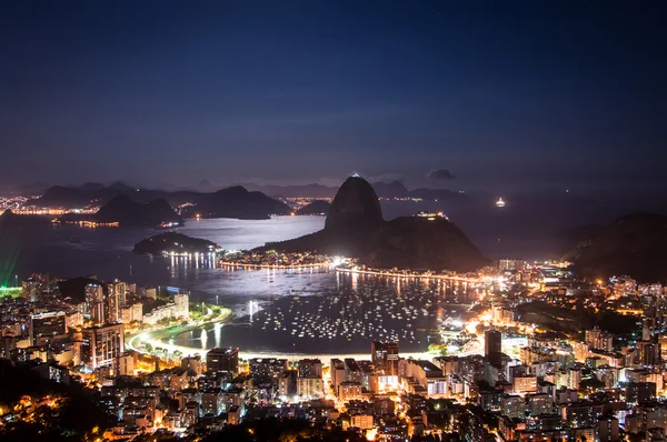 Переглянути в Ріо-де-Жанейро захід сонця — стокове фото