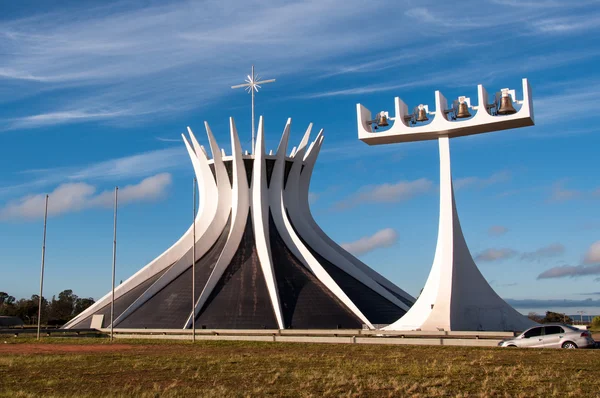 Kathedraal van Brasila ontworpen door Oscar Niemeyer — Stockfoto