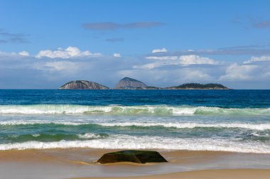 Rio de Janeiro çevre Sandy beach