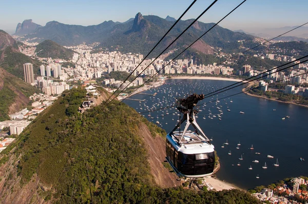 Teleférico a la montaña Sugarloaf — Foto de Stock