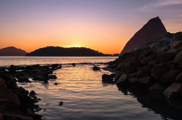 Nascer do sol no Rio de Janeiro — Fotografia de Stock