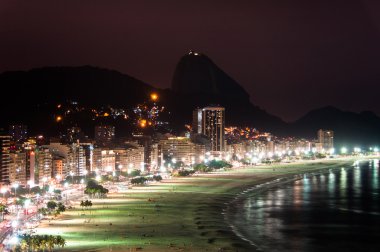 CopacabanaPlajı geceleri