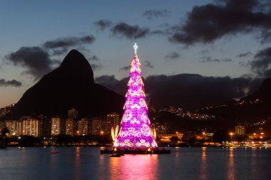 colorful Christmas Tree in Brazil clipart