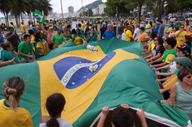 biggest protest against government in Brazil