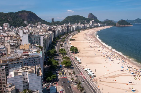 Copacabana beach in Brazil — Stock fotografie