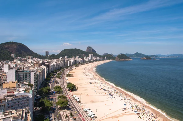 Copacabana beach in Brazil — 图库照片