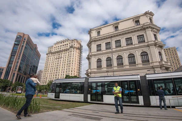 Nueva ciudad tranvía de Río de Janeiro — Foto de Stock