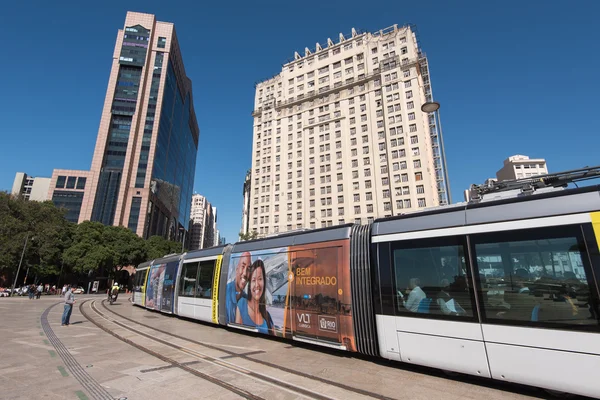 Nueva ciudad tranvía de Río de Janeiro — Foto de Stock