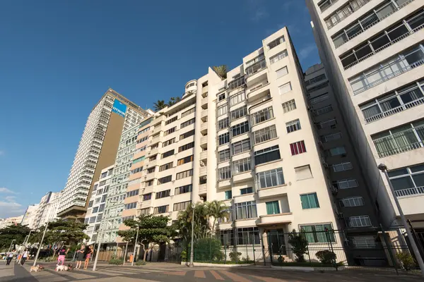 Vista de los apartamentos Copacabana — Foto de Stock
