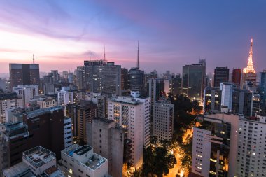 Gece Sao Paulo şehir
