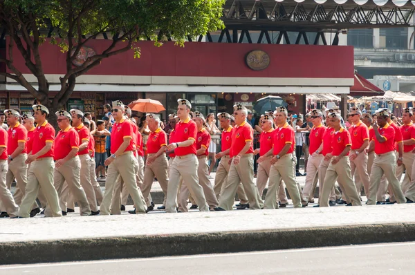 Brazil függetlenség napja parade — Stock Fotó