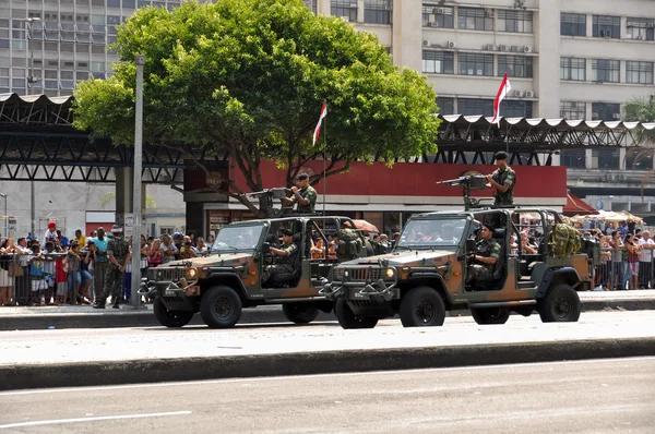 Brazilské nezávislosti den parade — Stock fotografie