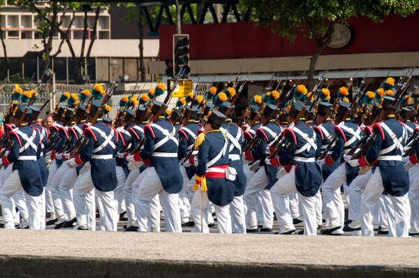 Brazilian Independence Day parade — Stock Photo, Image