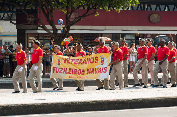 Brazilian Independence Day parade — Stock Photo, Image