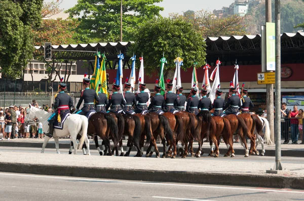 Desfile del Día de la Independencia de Brasil — Foto de Stock