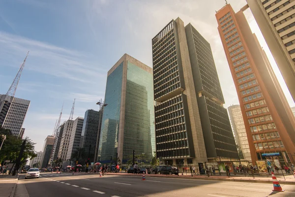 Paulista Avenue i Sao Paolo — Stockfoto