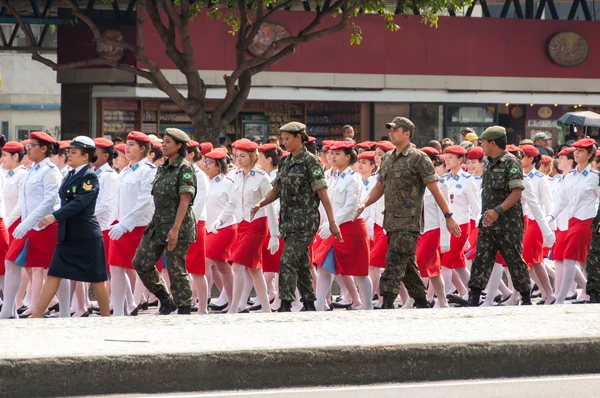 Brazil függetlenség napja parade — Stock Fotó