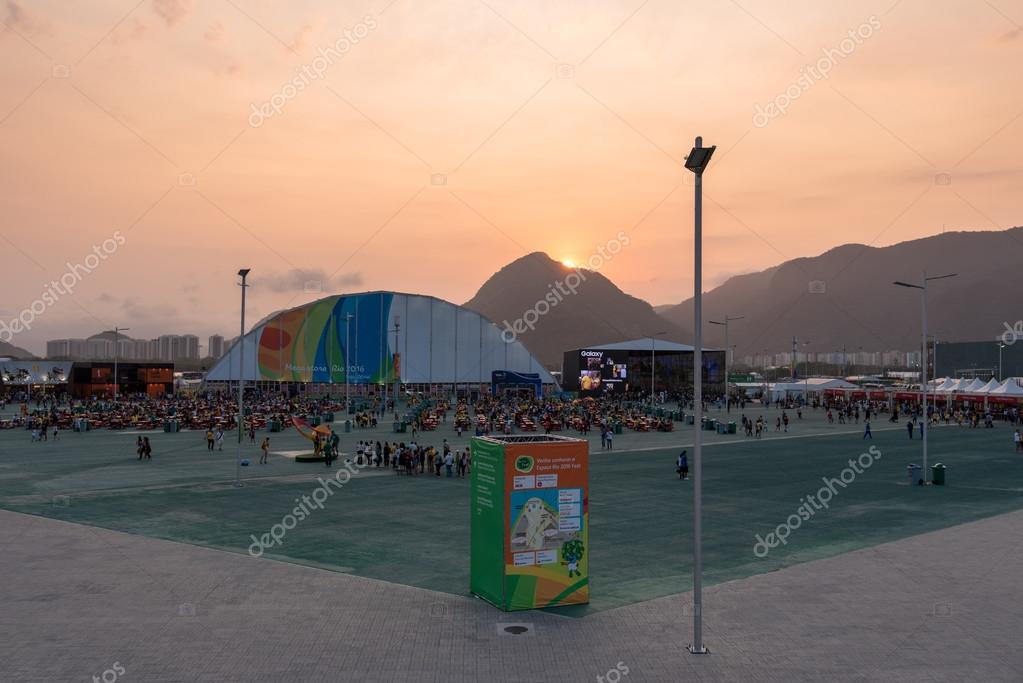 RIO DE JANEIRO, BRAZIL - SEPTEMBER 16, 2016: Olympic Park of Barra during the Paralympic Games Rio 2016.
