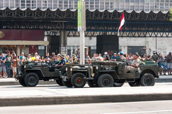 Brazil függetlenség napja parade — Stock Fotó