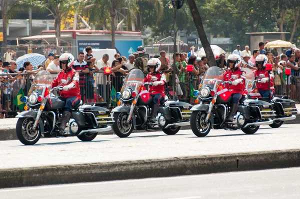 Brazil függetlenség napja parade — Stock Fotó