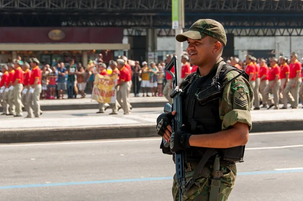 Parade zum brasilianischen Unabhängigkeitstag — Stockfoto