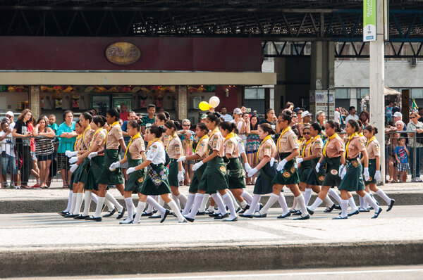 Brazilian Independence Day parade — Stock Photo, Image