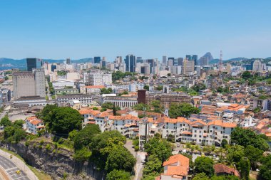 Rio de Janeiro Şehir Merkezi 'nin ufuk çizgisi. Horizon' daki Konut ve Finans Bölgesi