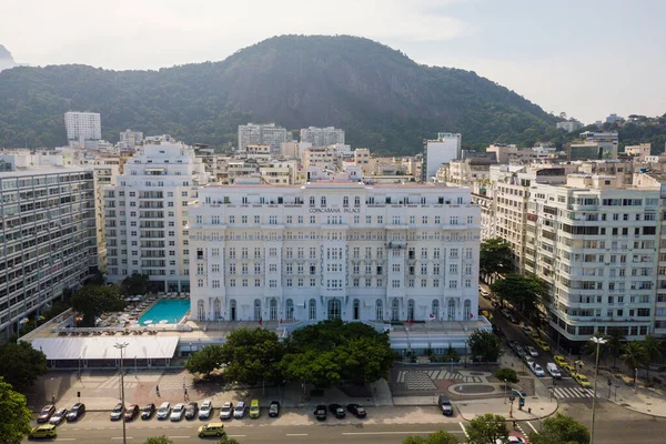 브라질 리우데자네이루 2021 코파카바나 팰리스 호텔은 브라질 리우데자네이루에서 유명하고 호텔이다 — 스톡 사진