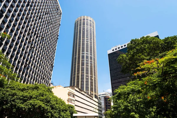 Building Santos Dumont Rio Janeiro City Downtown One Tallest Skyscrapers — Φωτογραφία Αρχείου