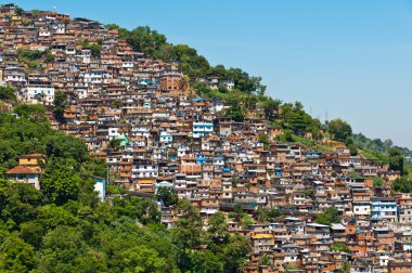 Rio de Janeiro gecekondu manzarası