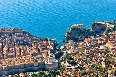 Hırvatistan dubrovnik görünümünü