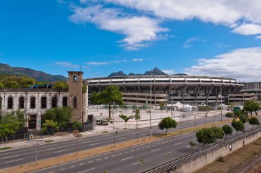 Maracana Stadium in Rio de Janeiro, Brazil clipart