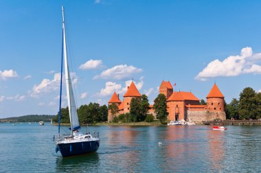 Güzel Ortaçağ Trakai Kalesi