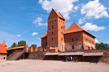 Vilnius yakınındaki Trakai kale
