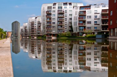 Den Bosch içinde modern apartmanlar