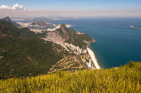 Vista aérea panorâmica do Rio de Janeiro — Fotografia de Stock