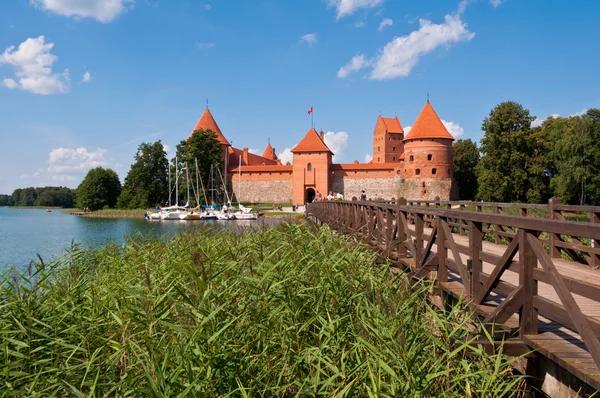 중세 Trakai 성 — 스톡 사진