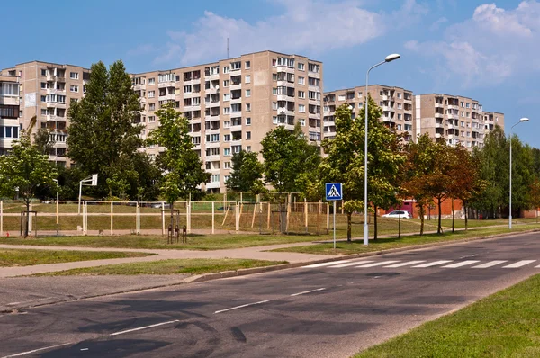 Typische socialistische blokken van de Flats — Stockfoto