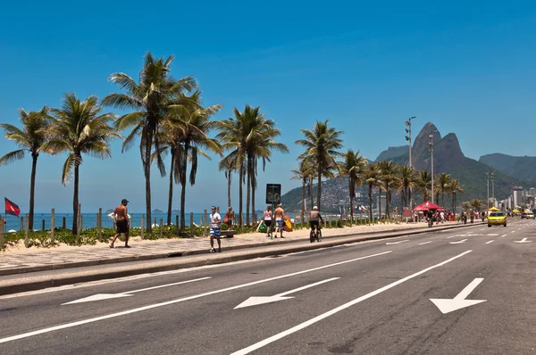 Ipanema Plajı sabahları — Stok fotoğraf