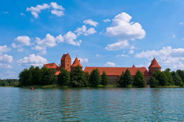 Középkori Trakai Castle — Stock Fotó