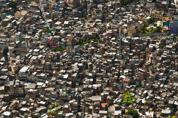 Фавела da Rocinha в Ріо-де-Жанейро — стокове фото