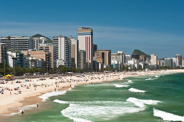 Praia de Ipanema no Rio de Janeiro — Fotografia de Stock