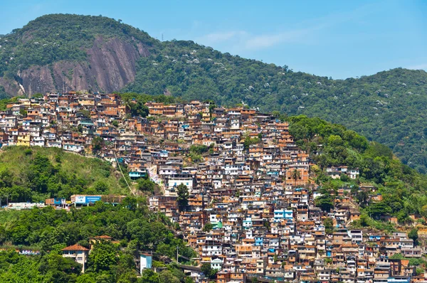 Skyline di Rio de Janeiro Slums — Foto Stock