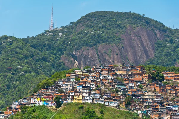 Skyline das favelas do Rio de Janeiro — Fotografia de Stock