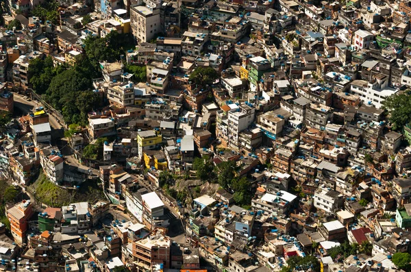 Favela Rocinhain da Rio de Janeiro — Foto Stock